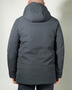 Censured Giubbotto Parka lungo da uomo con cappuccio