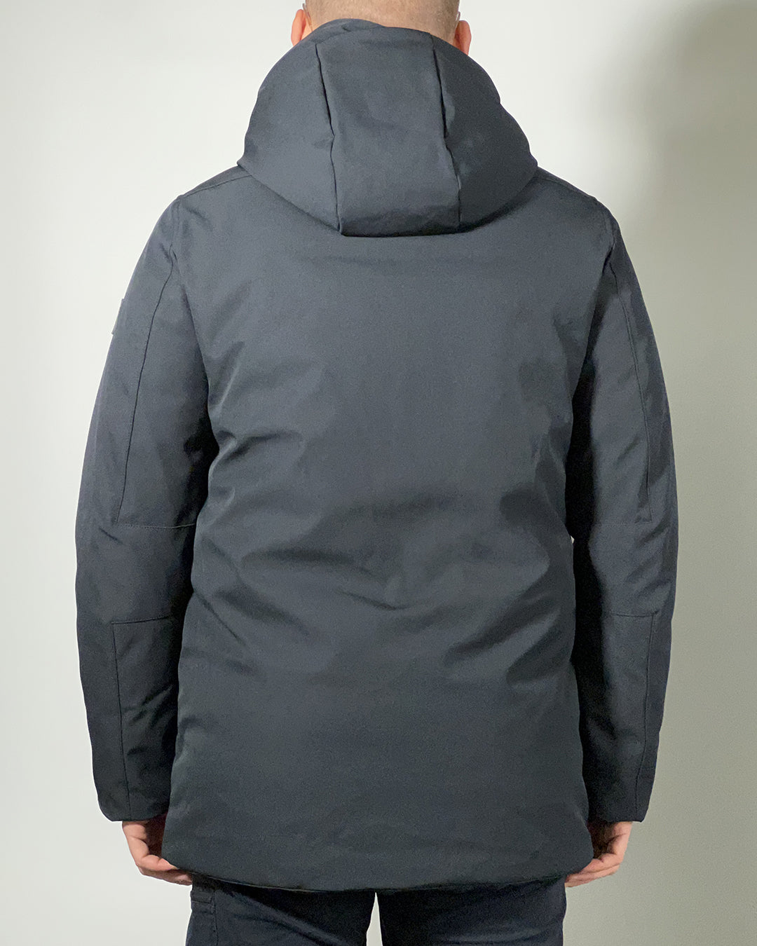 Censured Giubbotto Parka lungo da uomo con cappuccio