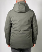 Censured Giubbotto Parka lungo da uomo con cappuccio