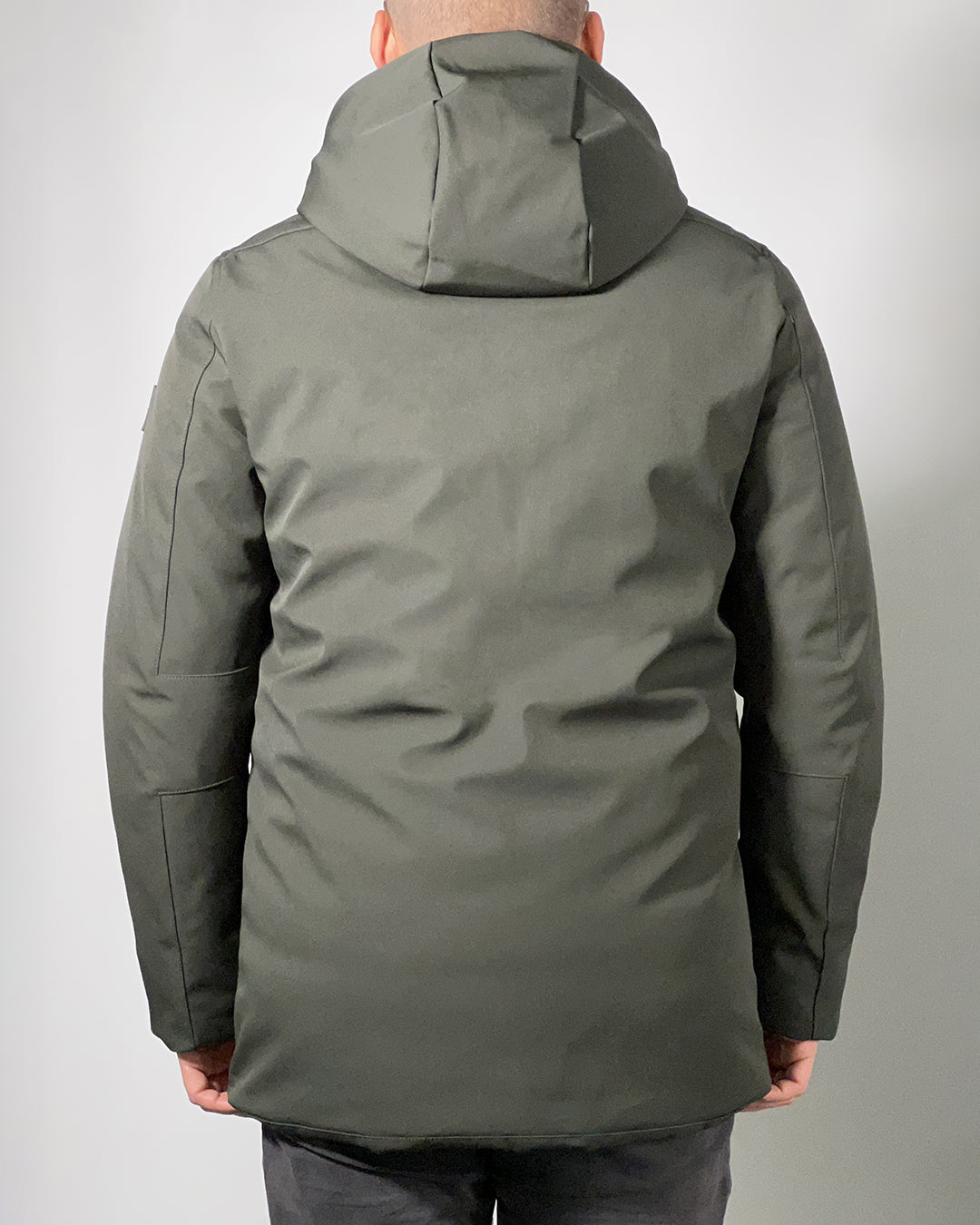 Censured Giubbotto Parka lungo da uomo con cappuccio