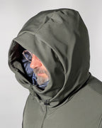 Censured Giubbotto Parka lungo da uomo con cappuccio