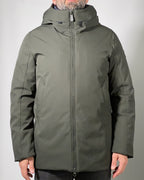 Censured Giubbotto Parka lungo da uomo con cappuccio