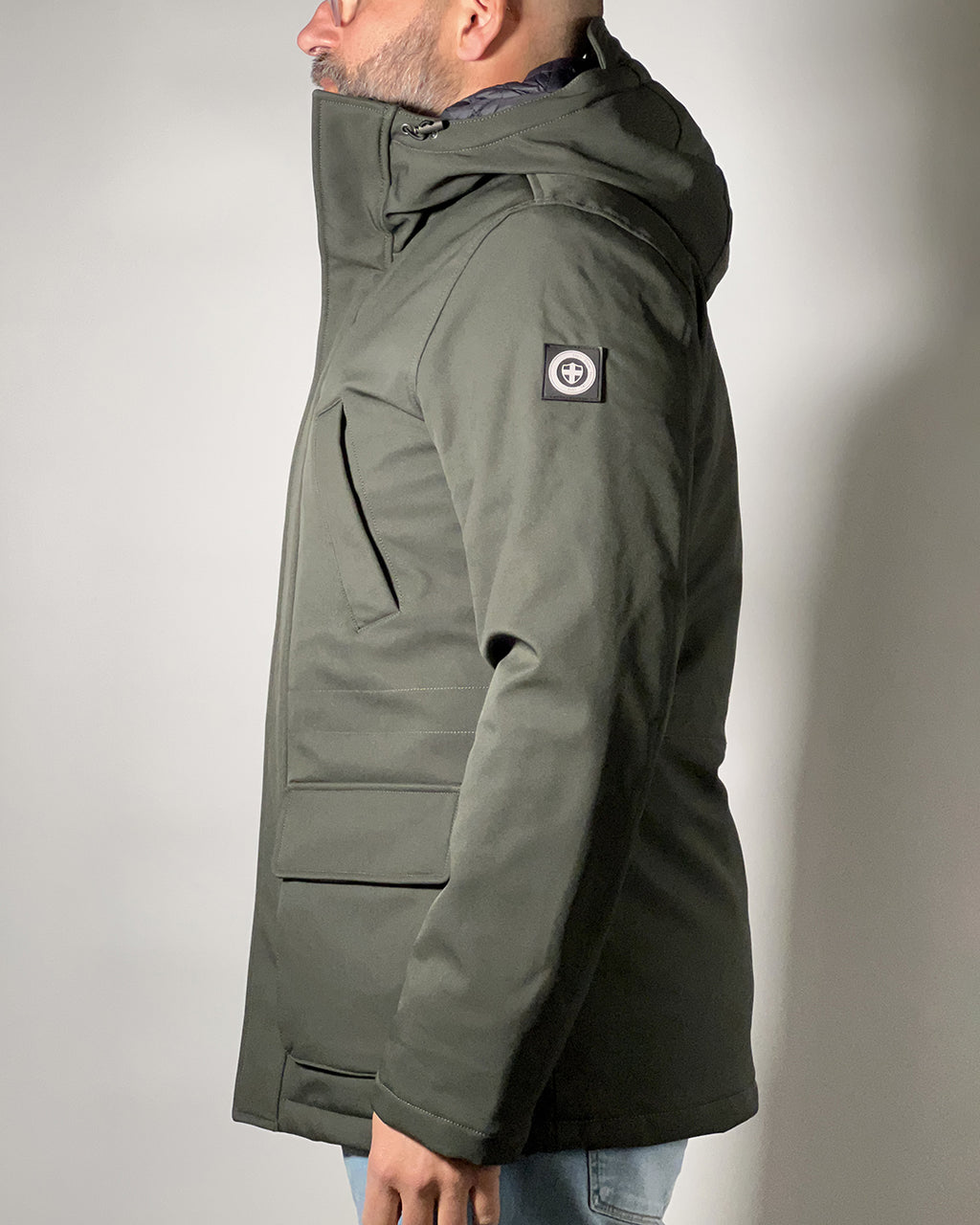 Giubbotto Three Stroke Fortis uomo con cappuccio