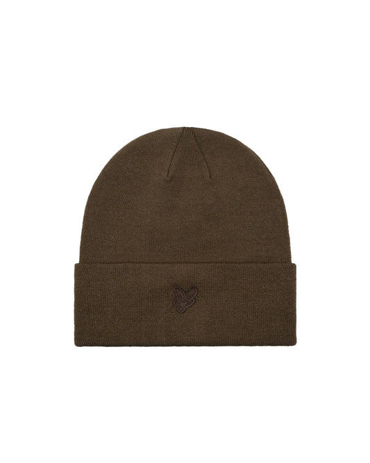 Lyle & Scott Berretto Tonal Eagle Beanie Verde Oliva HE960TON