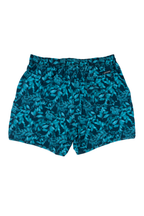 In My Hood - Costume da uomo Handmade Blu fantasia foglie