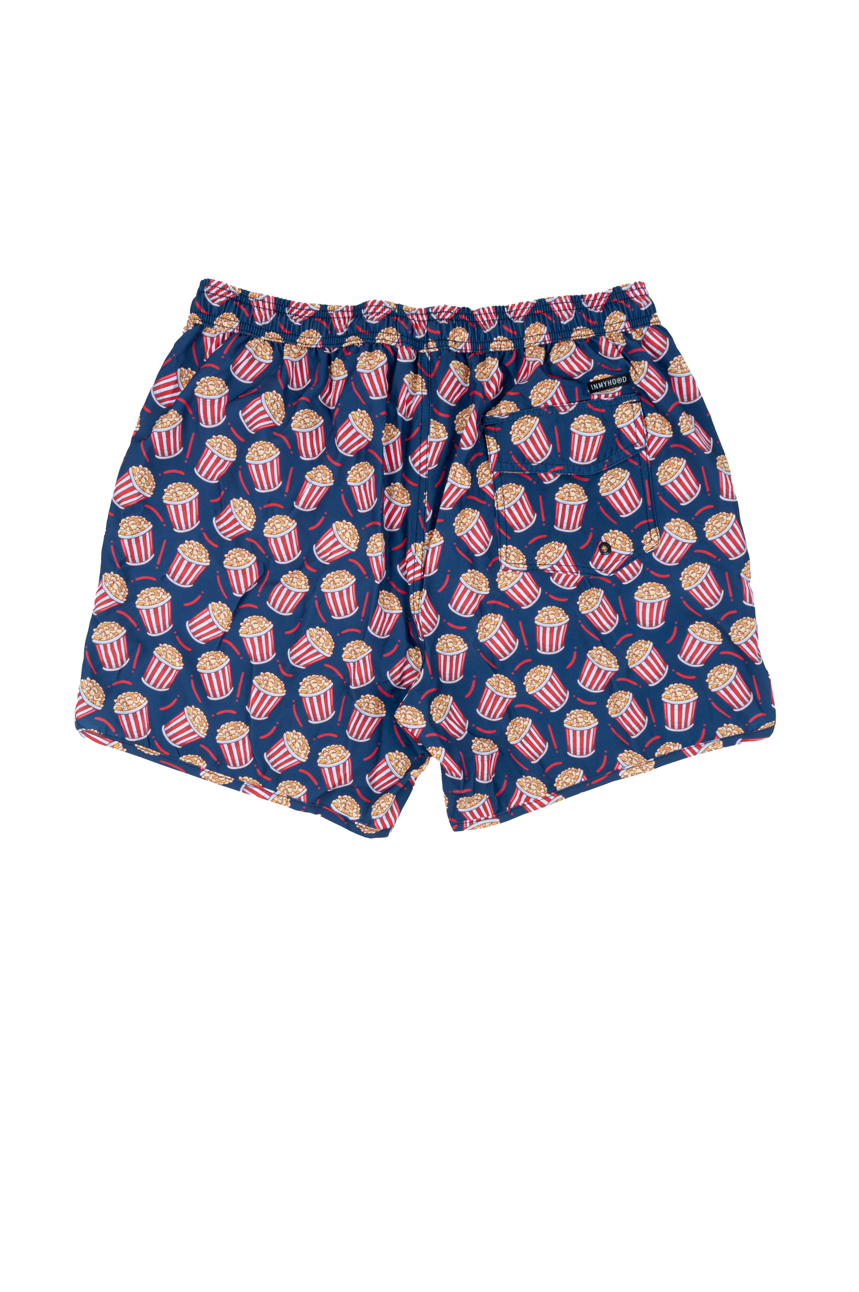 In My Hood - Costume da uomo Handmade Blu fantasia pop corn