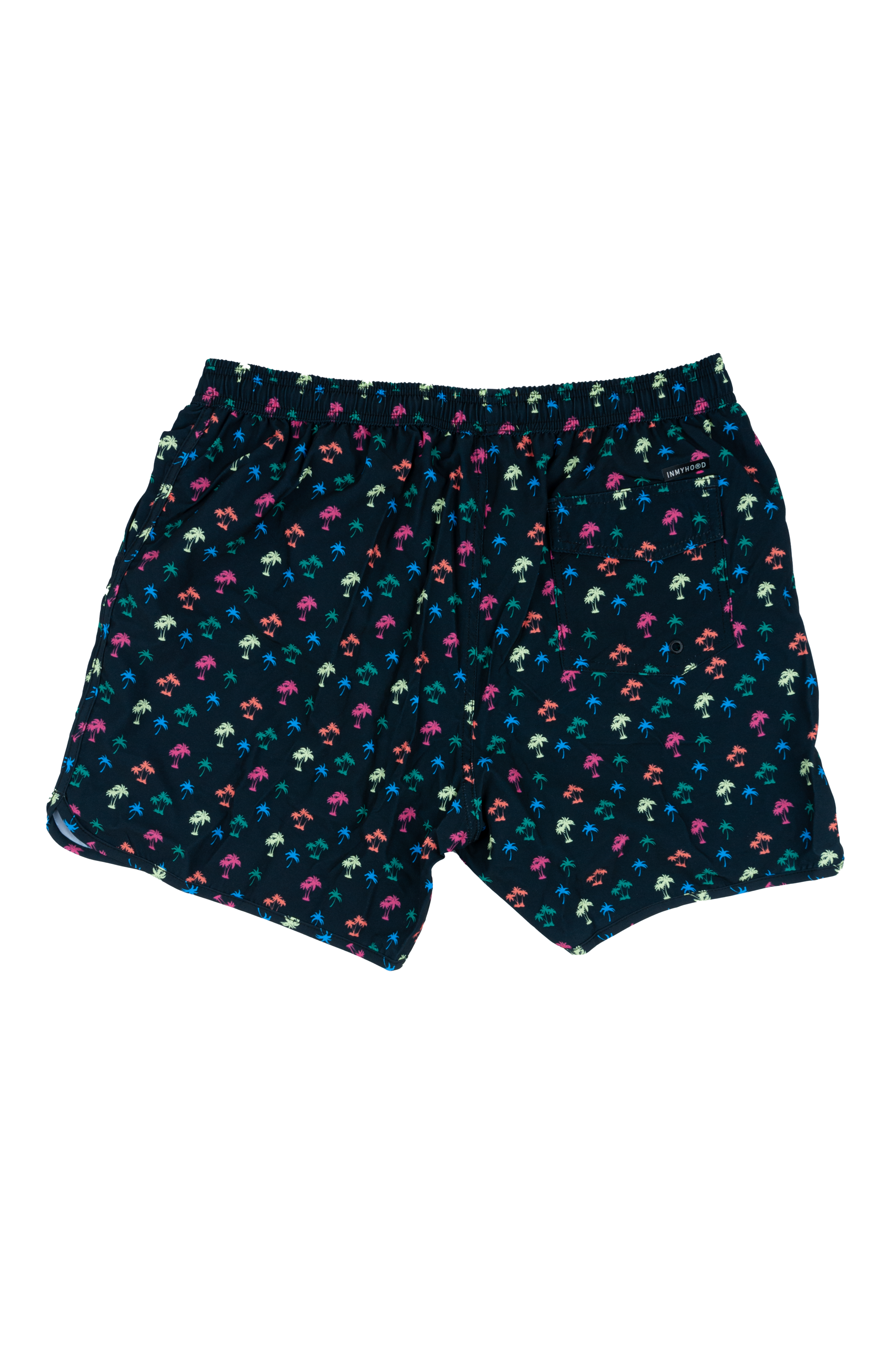 In My Hood - Costume da uomo Handmade Blu fantasia palme