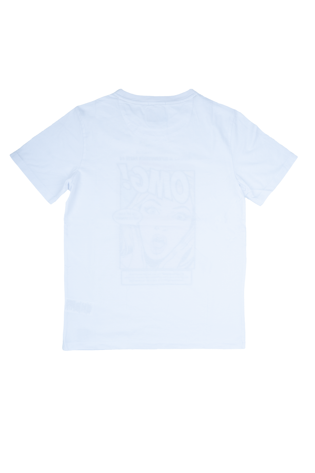 In My Hood - T-Shirt paricollo Bianca con stampa parte 4