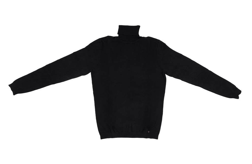 Maglione collo alto Nero In my Hood