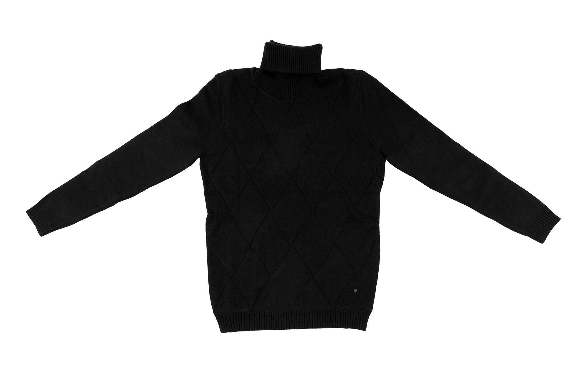 Maglione dolcevita Nero In my Hood