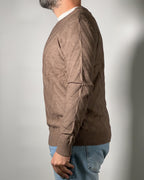 Maglione Uomo IN MY HOOD Girocollo con Lavorazione a Rilievo