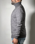 Maglione Dolcevita Uomo IN MY HOOD con Treccia Centrale