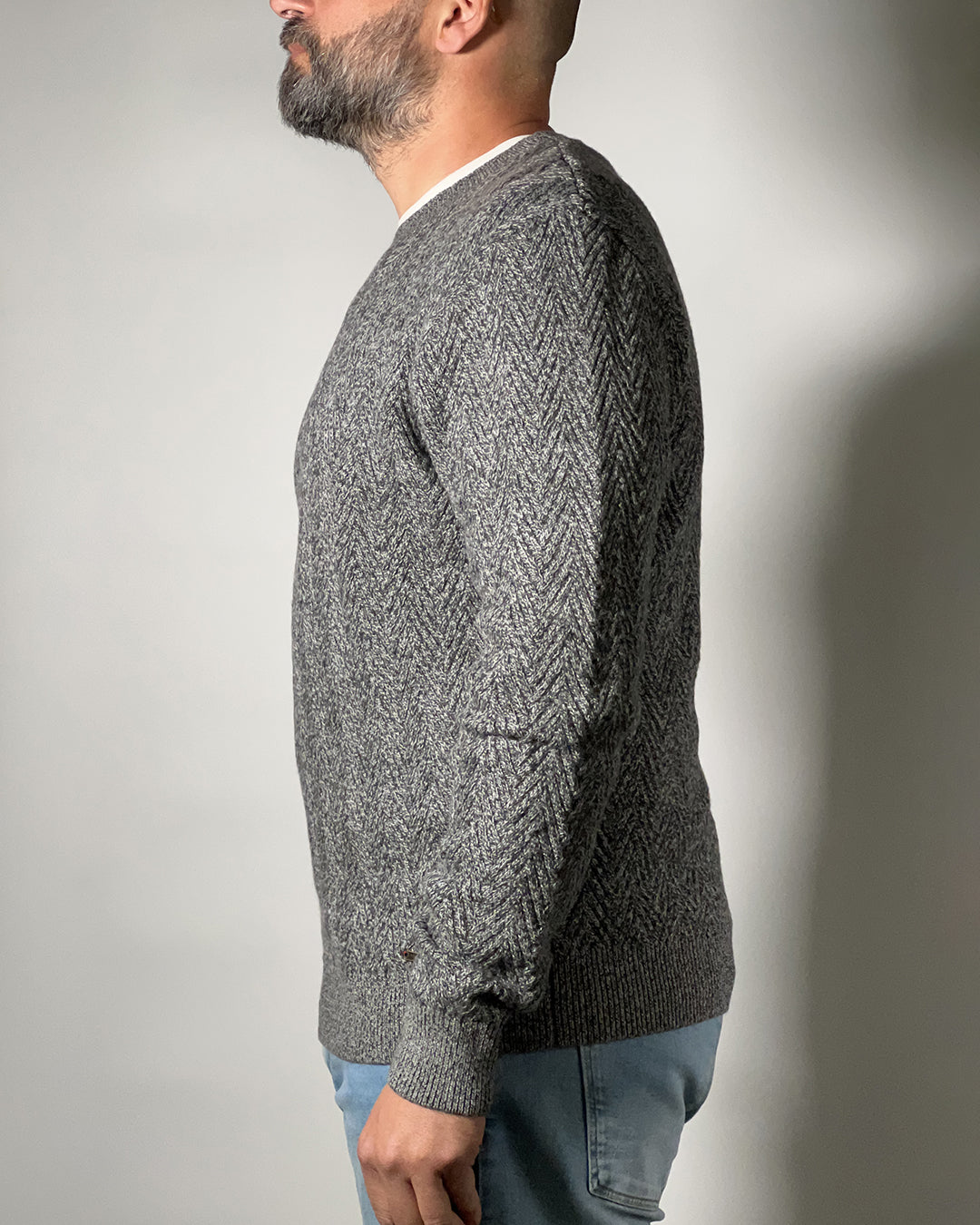 Maglione Uomo IN MY HOOD Girocollo Lavorato