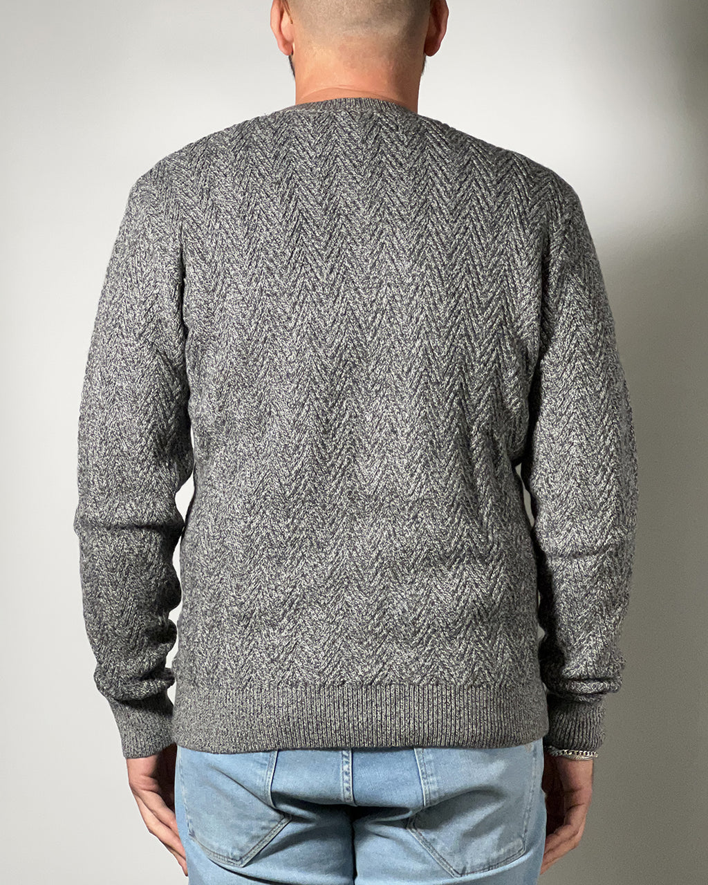 Maglione Uomo IN MY HOOD Girocollo Lavorato