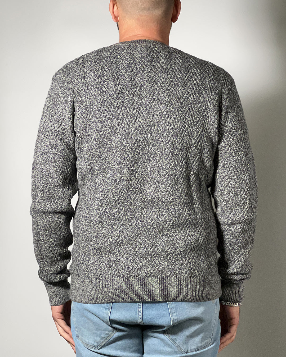 Maglione Uomo IN MY HOOD Girocollo Lavorato