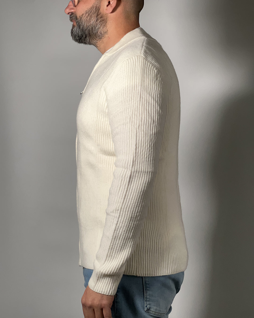 Cardigan Uomo IN MY HOOD con Zip – Stile Moderno e Comfort Premium