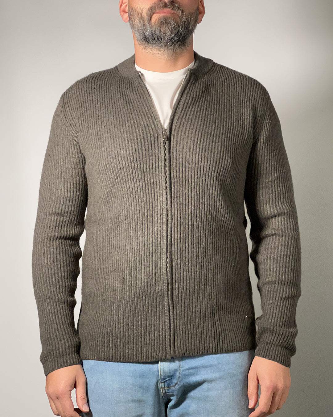 Cardigan Uomo IN MY HOOD con Zip – Stile Moderno e Comfort Premium