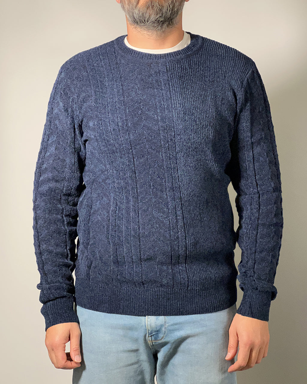 Maglione Uomo IN MY HOOD Girocollo Lavorato – Calore, Comfort e Stile
