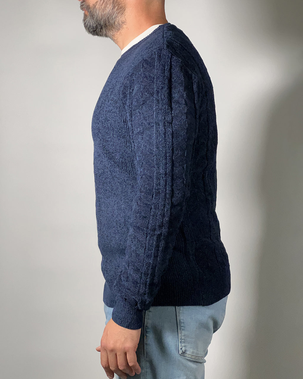 Maglione Uomo IN MY HOOD Girocollo Lavorato – Calore, Comfort e Stile