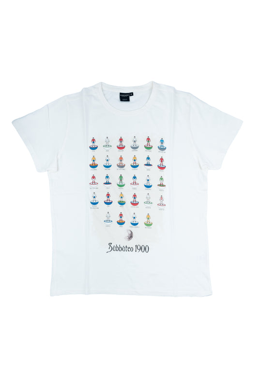 Homeward - T-Shirt a girocollo bianca con stampa Subbuteo