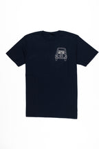 Homeward - T-shirt Uomo Blu con Ricamo Fiat 500