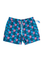 Impure - Costume mare da uomo blu stampe floreali