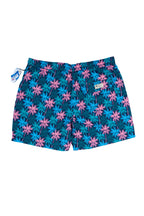 Impure - Costume mare da uomo blu stampe floreali