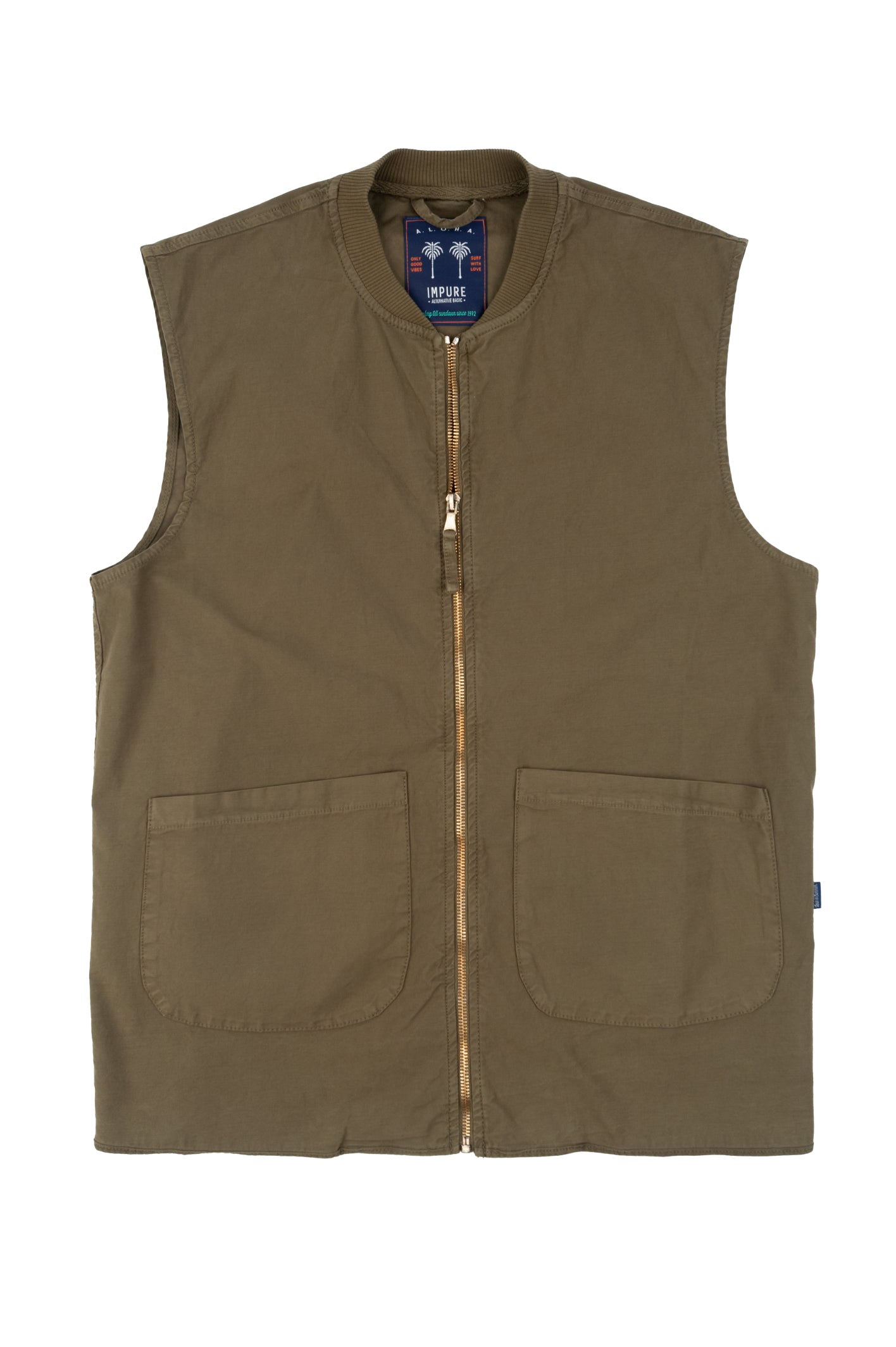 Impure - Gilet da uomo verde