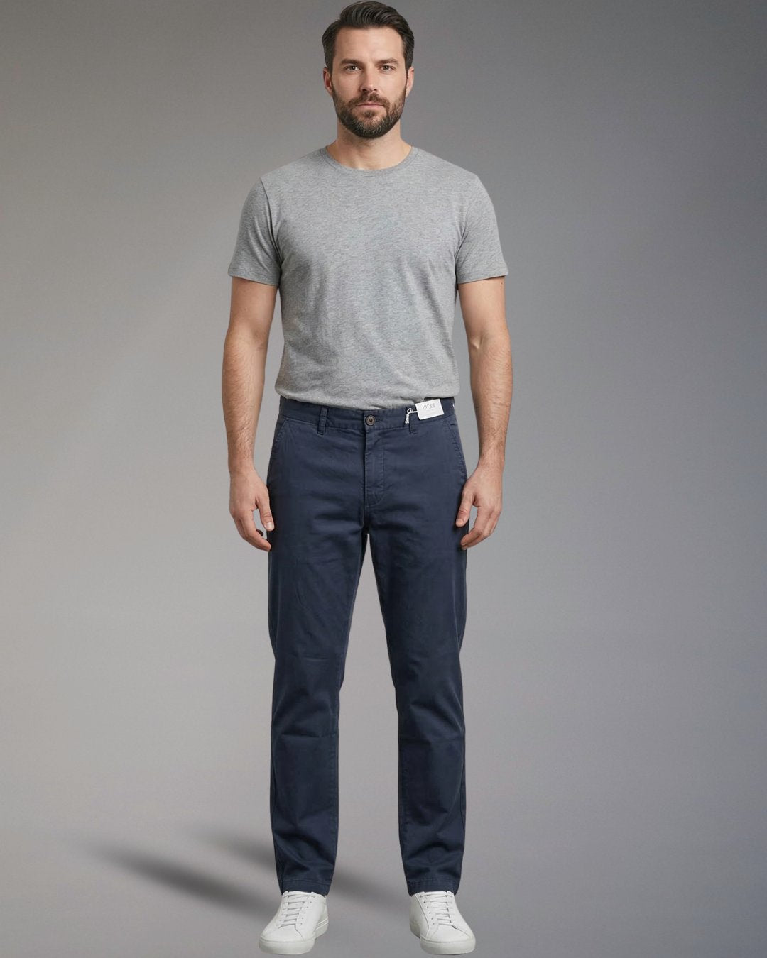 Pantaloni Chino Uomo Impure Blake Slim Fit in Popeline Stretch