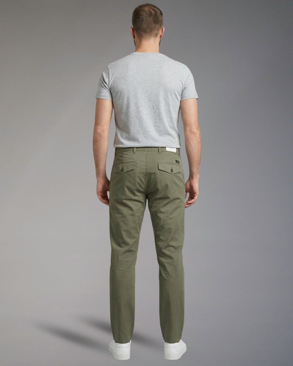 Pantaloni Chino Uomo Impure Blake Slim Fit in Popeline Stretch