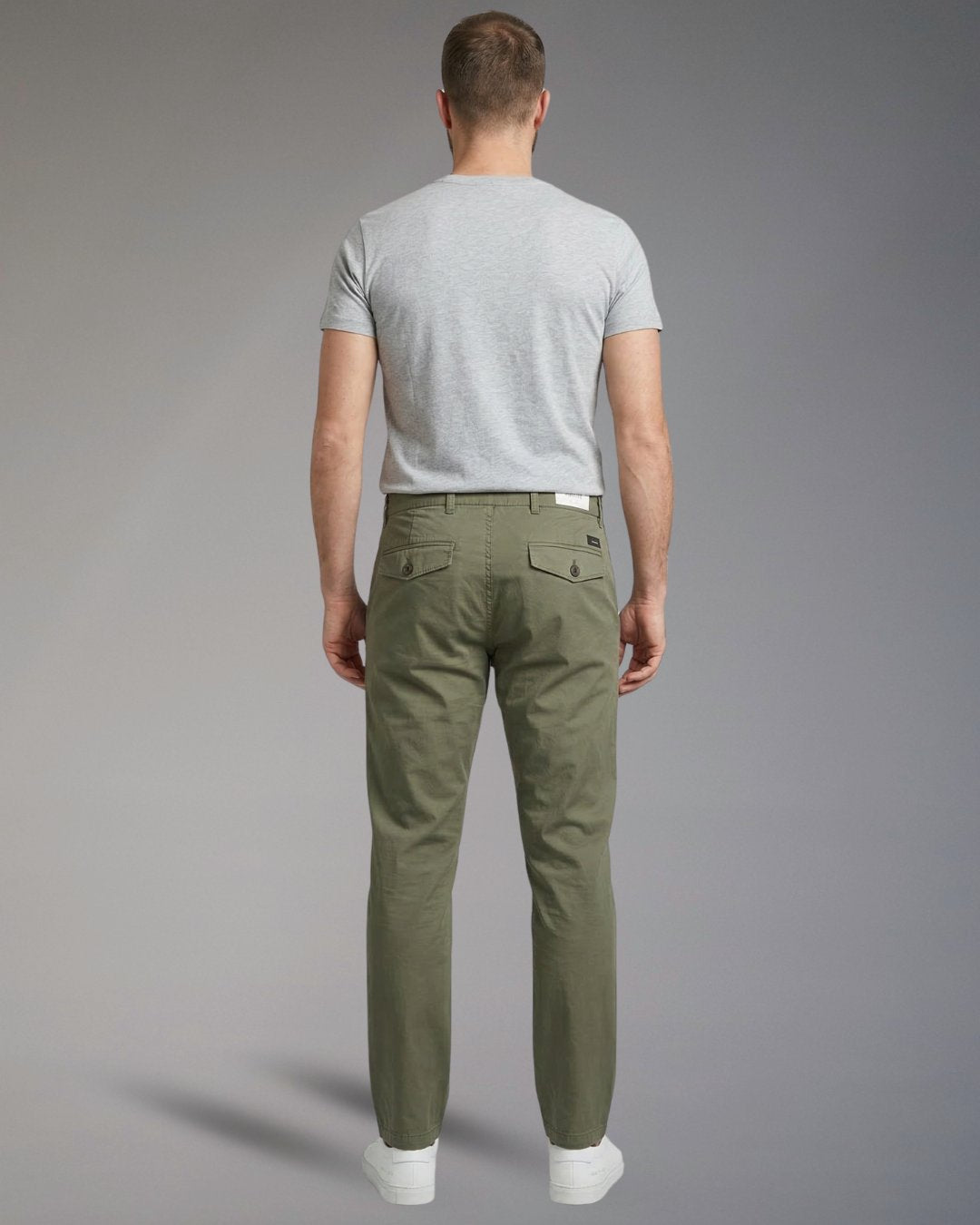 Pantaloni Chino Uomo Impure Blake Slim Fit in Popeline Stretch