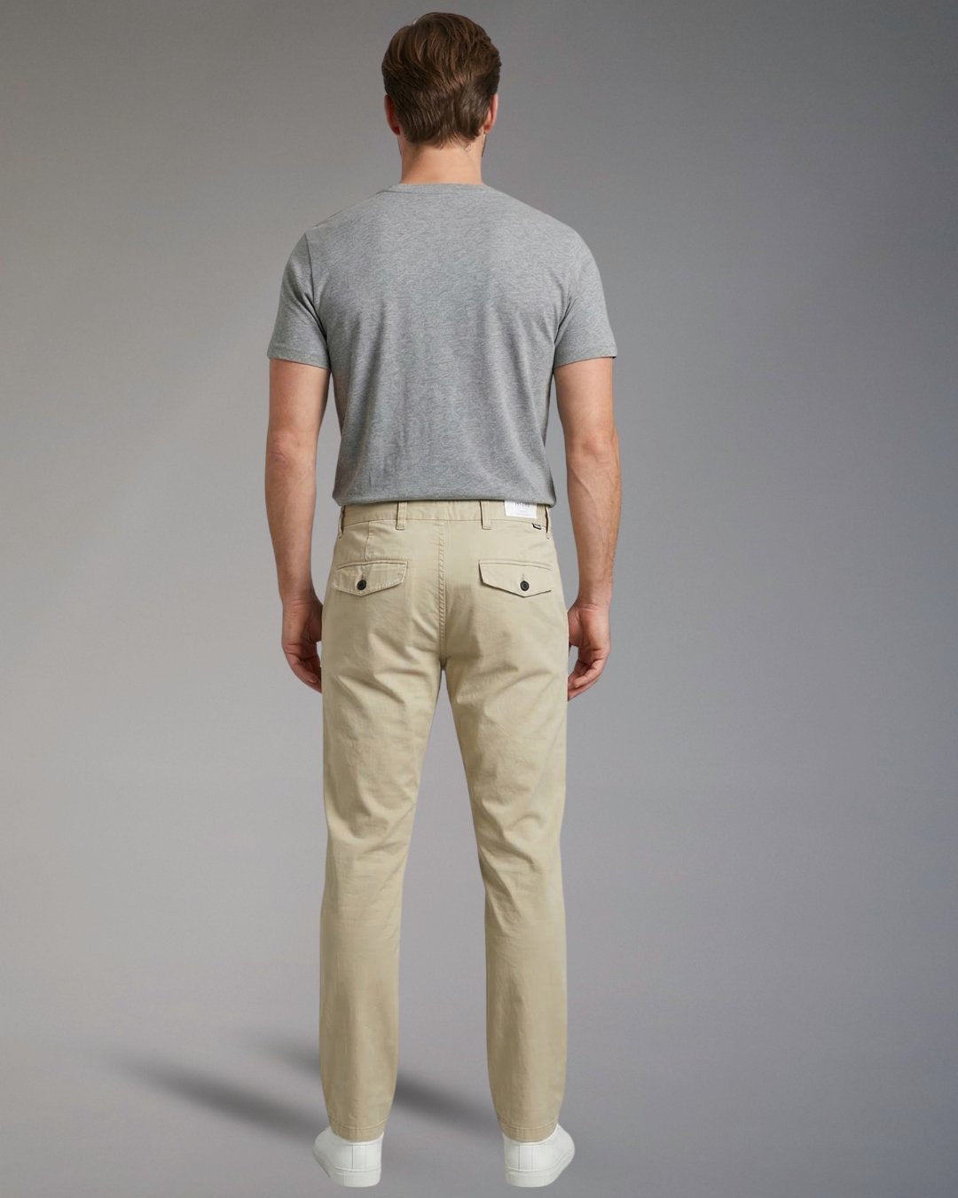 Pantaloni Chino Uomo Impure Blake Slim Fit in Popeline Stretch
