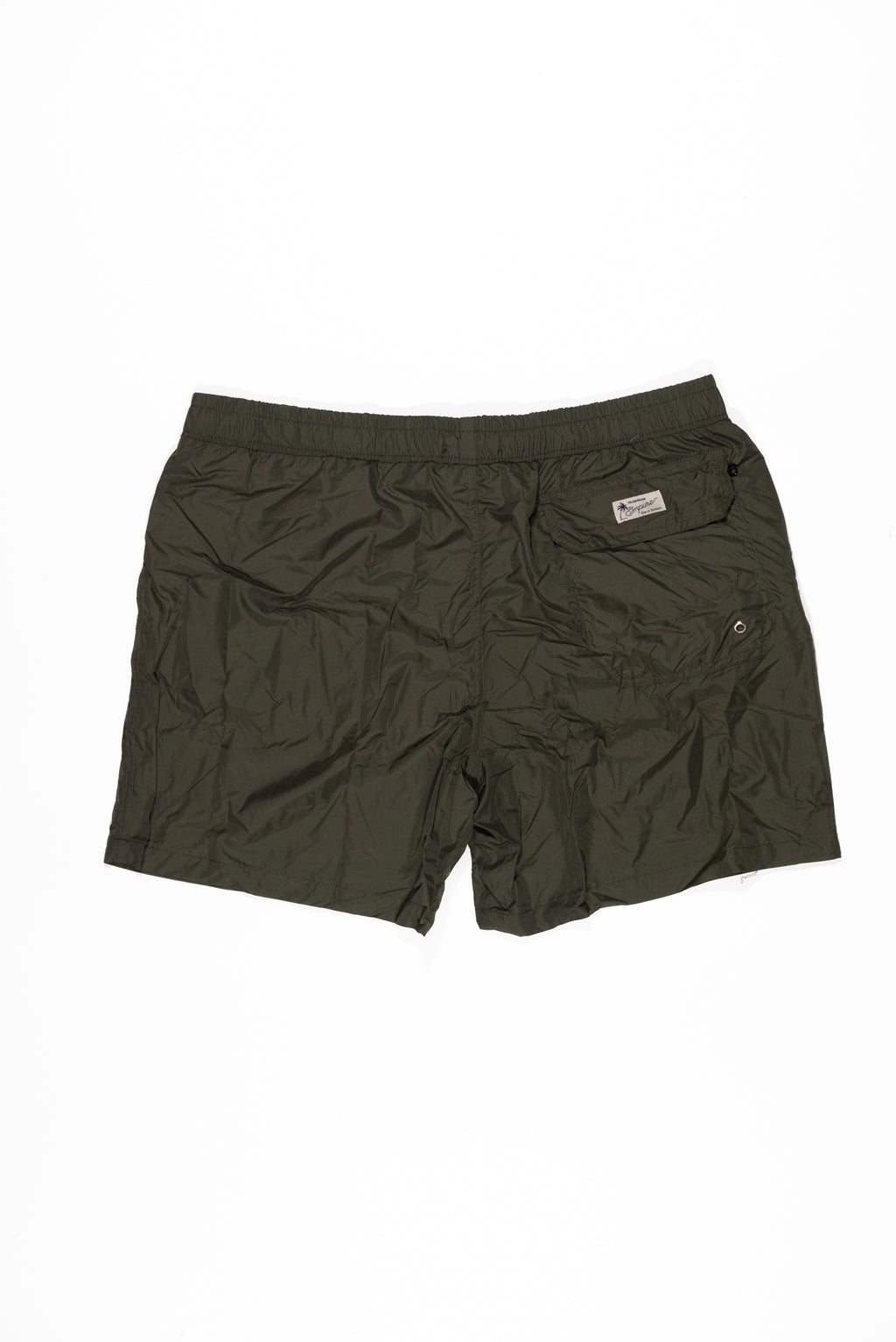 IMPURE Costume da Bagno Uomo Verde Militare