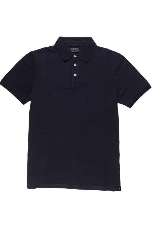 IMPURE Polo in Piquet Stretch Blu