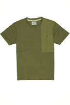 IN MY HOOD T-Shirt Uomo Verde Militare con Taschino