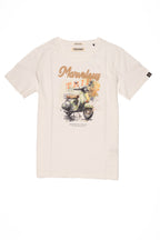 IN MY HOOD T-Shirt Uomo Bianca con Vespa Vintage