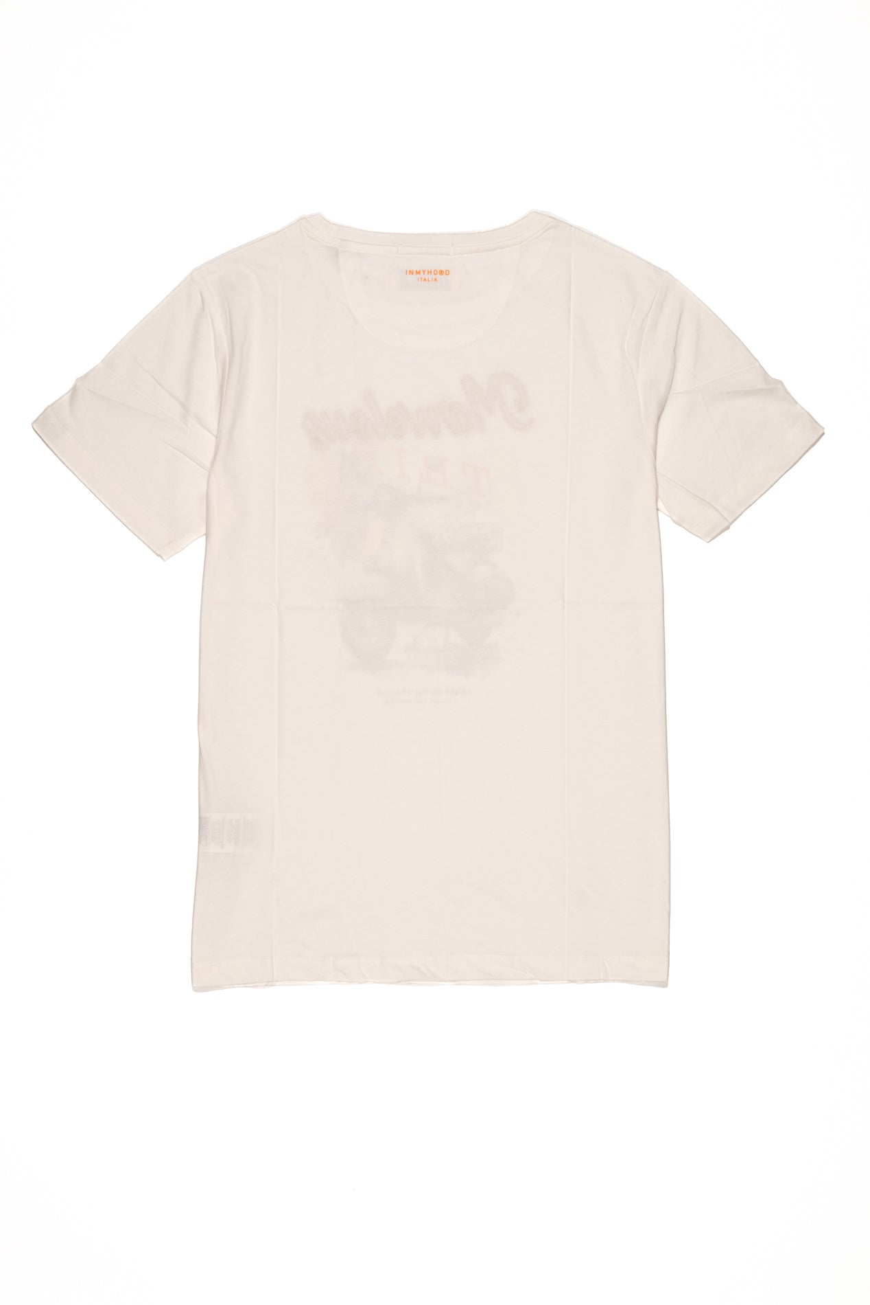 IN MY HOOD T-Shirt Uomo Bianca con Vespa Vintage