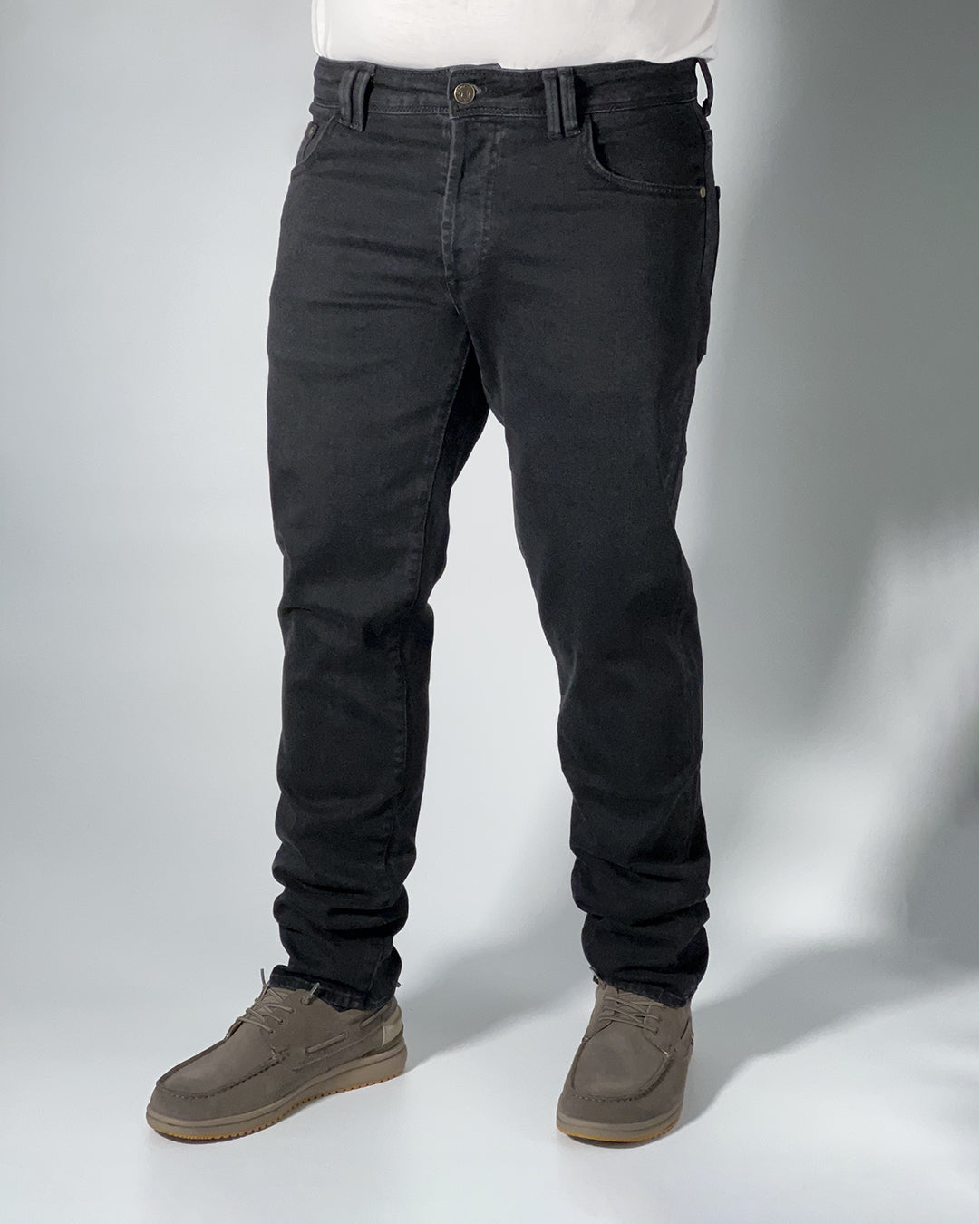 Jeans Uomo Pont Jasper - Tapered Fit in Denim Nero