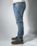 Jeans Uomo Pont Jasper - Tapered Fit in Denim Light Blue Lavaggio Chiaro