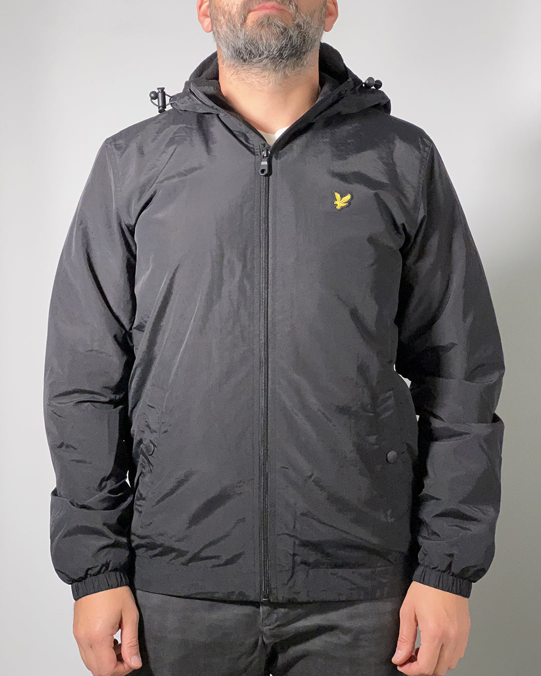 LYLE & SCOTT Giubbino uomo con cappuccio JK1991V Nero