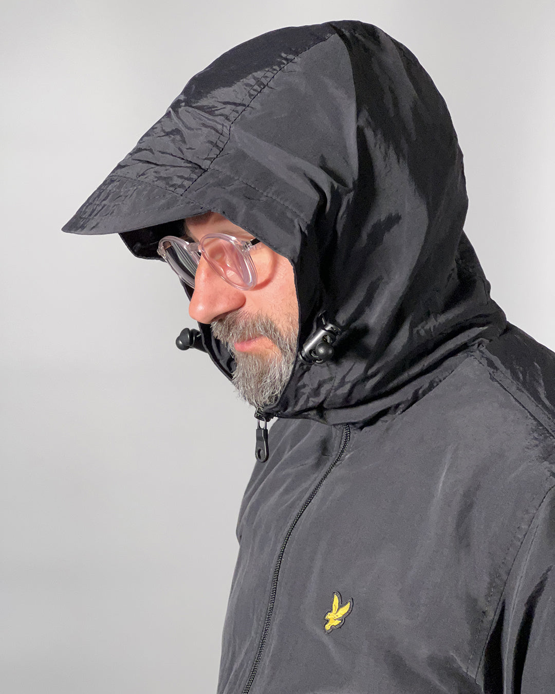 LYLE & SCOTT Giubbino uomo con cappuccio JK1991V Nero