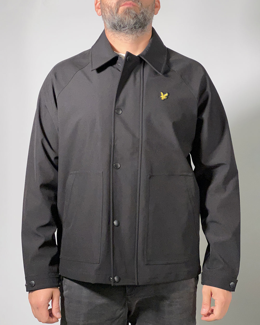 LYLE & SCOTT Giacca uomo Nera Softshell Work Jacket