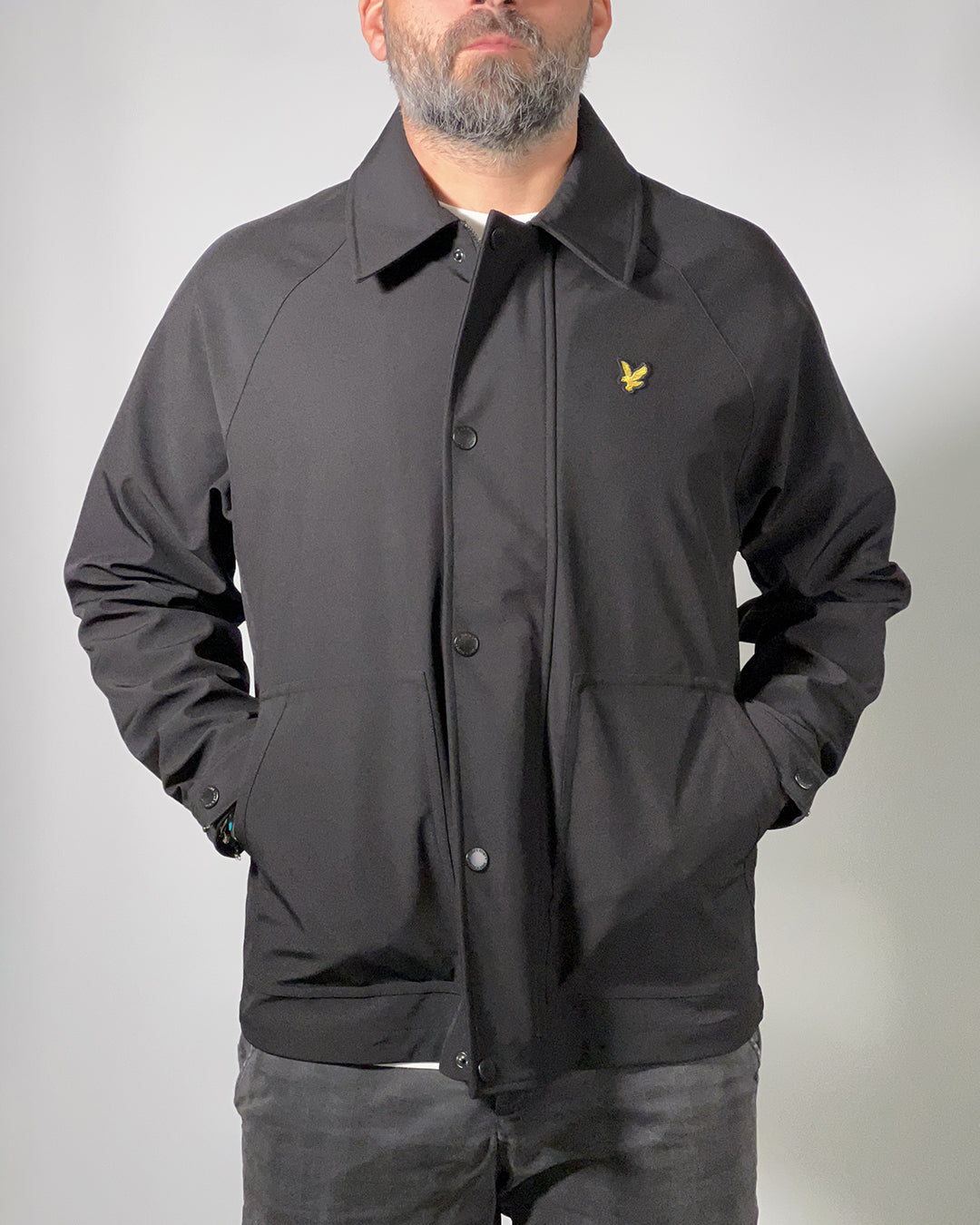 LYLE & SCOTT Giacca uomo Nera Softshell Work Jacket