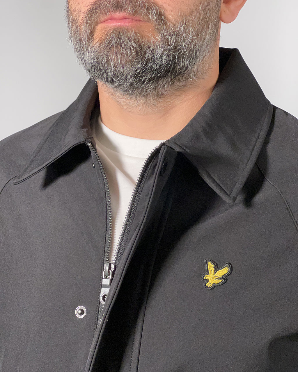 LYLE & SCOTT Giacca uomo Nera Softshell Work Jacket