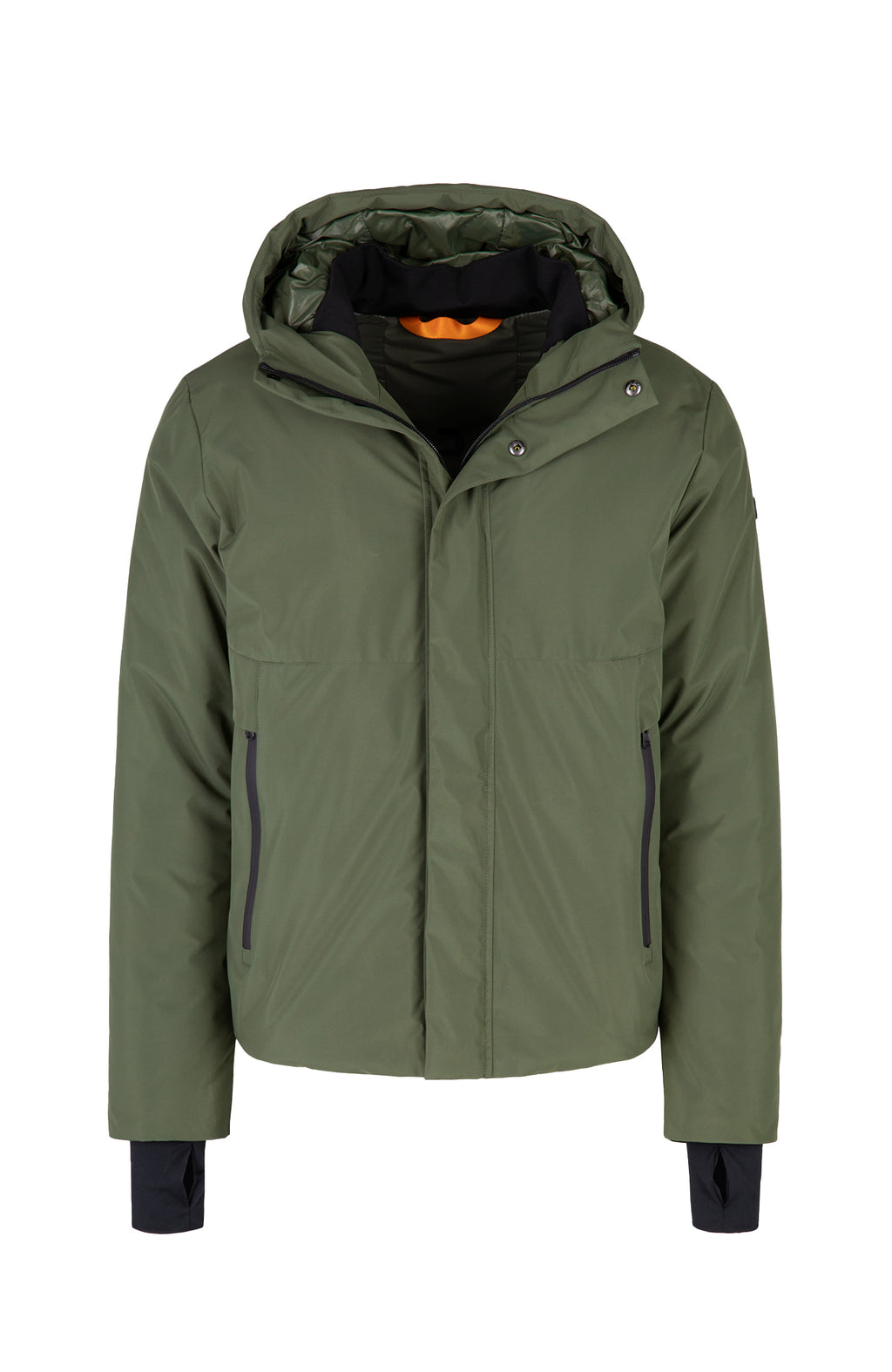 Censured Giubbotto uomo con cappuccio Verde Militare