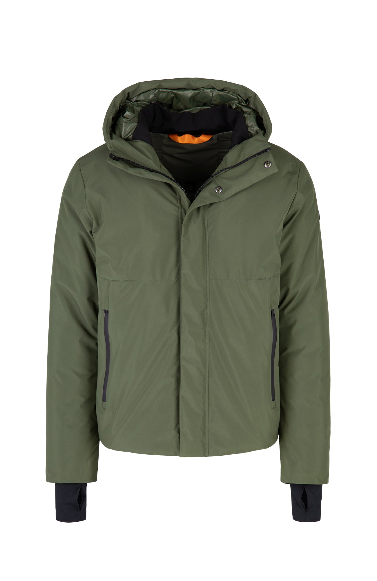 Censured Giubbotto uomo con cappuccio Verde Militare