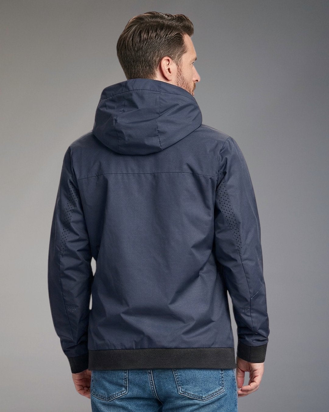 Giacca Uomo con Cappuccio Censured Con Costa Lavorata