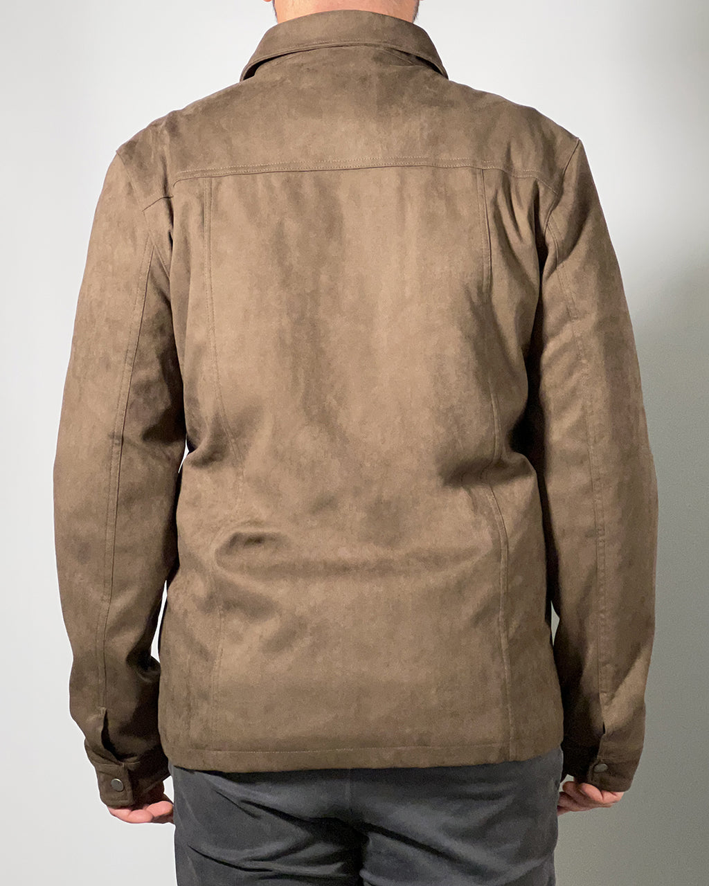 Censured Camicia da uomo Marrone Imbottita