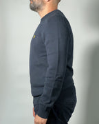LYLE & SCOTT Maglione girocollo Blu Scuro con dettagli sulle spalle