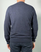 LYLE & SCOTT Maglione uomo girocollo misto lana Blu Scuro